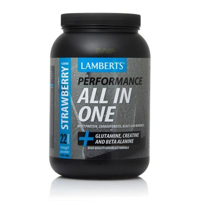 Lamberts Performance ALL-IN-ONE Whey Protein Strawberry 1450gr - Πρωτείνη ορού γ