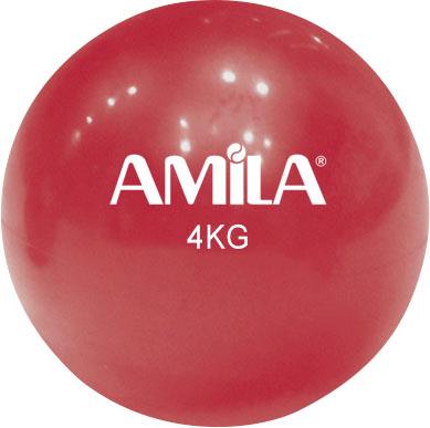 Amila Μπάλα Γυμναστικής Toning Ball 4Kg (84710) Κόκκινο