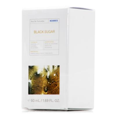 Korres Black Sugar Eau de Toilette (50ml) - Γυναικείο Άρωμα Μαύρη Ζάχαρη, Κρίνο 