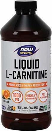 Now Foods Liquid L-Carnitine Συμπλήρωμα Διατροφής με Καρνιτίνη 1000mg και Γεύση 
