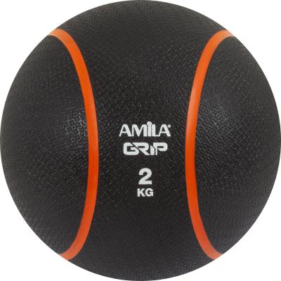 Amila Μπάλα Medicine Ball Amila Grip 2Kg (84752) Μαύρο