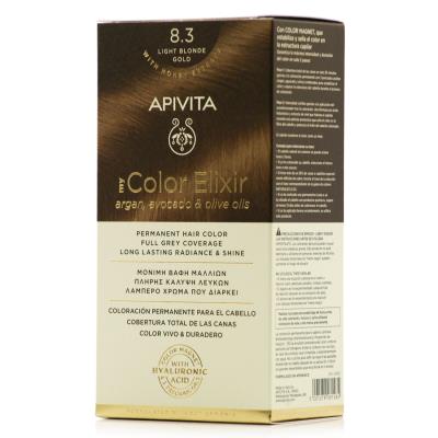 Apivita My Color Elixir (8.3) Ξανθό Ανοιχτό Μελί - Μόνιμη Βαφή Μαλλιών