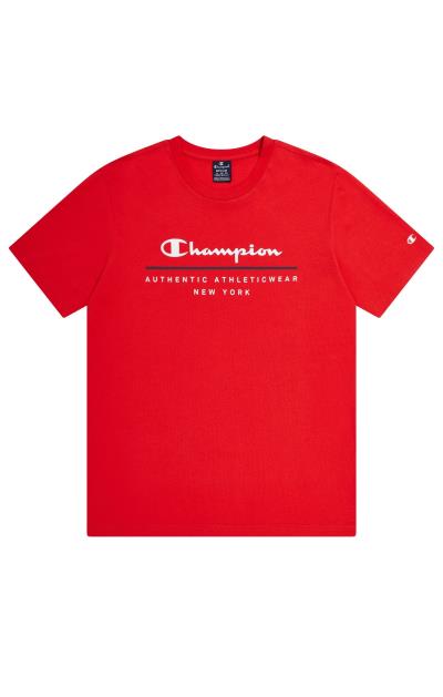 Champion Men Crewneck T-Shirt (219734) - RED