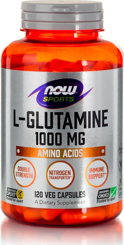 Now Foods L-Glutamine 1000mg 120 κάψουλες Unflavoured