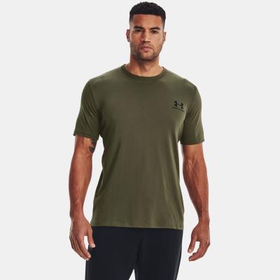 UNDER ARMOUR SPORTSTYLE LEFT CHEST T-SHIRT ΧΑΚΙ
