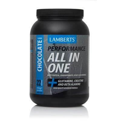 Lamberts Performance ALL-IN-ONE Whey Protein Chocolate 1450gr - Πρωτείνη ορού γά