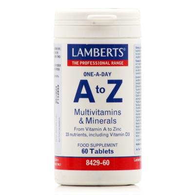 Lamberts A-Z Multivitamins (60tabs) - Πολυβιταμίνες & Μέταλλα