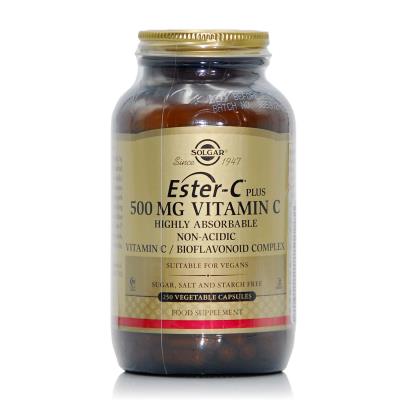 Solgar Ester-C 500mg (250veg.caps) - Βιταμίνη C Ενίσχυση ανοσοποιητικού συστήματ