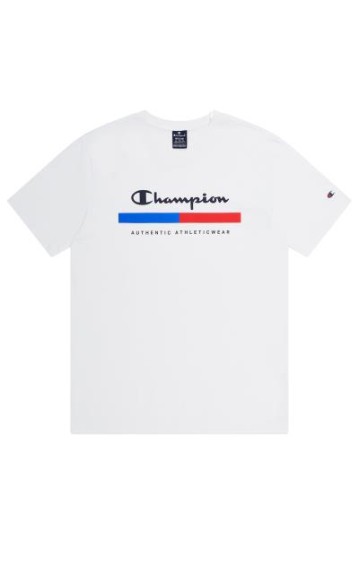 Champion Men Crewneck T-Shirt (219735) - WHITE